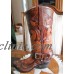 Western Boot Vase Tooled Decor Buckle Boot 14X9 Tall Vase Western Home Office 69849756912  123122549333